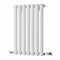 Metro Horizontal Radiator - White - Single Panel (600mm High) 413mm Wide