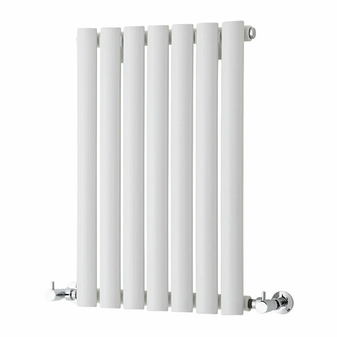 Metro Horizontal Radiator - White - Single Panel (600mm High) 413mm Wide