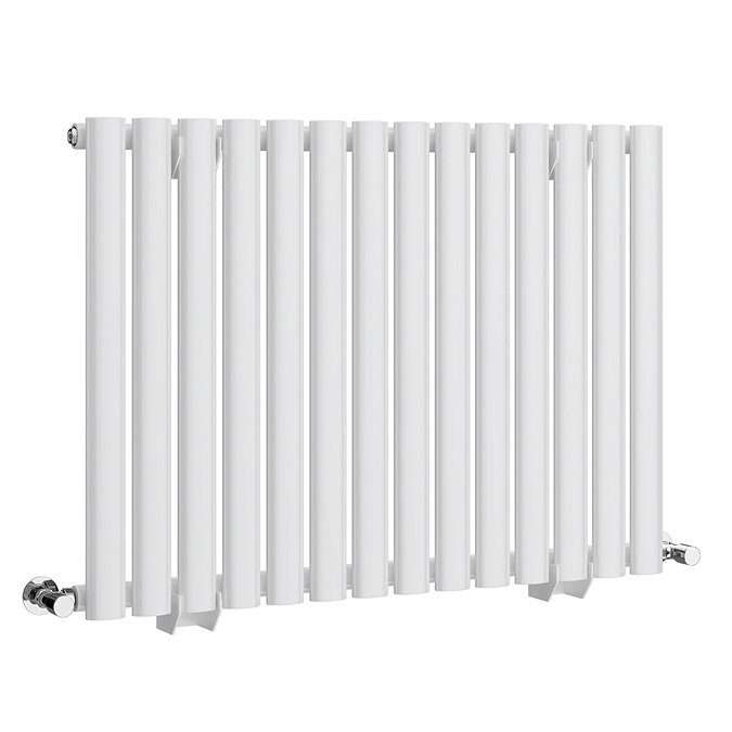 Metro Horizontal Radiator - White - Single Panel (600mm High)  Standard Large Image