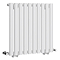 Metro Horizontal Radiator - White - Single Panel (600mm High) 590mm Wide