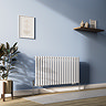 Metro Horizontal Radiator - White - Single Panel (600mm High) 1180mm Wide