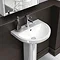 Metro Modern Basin with Full Pedestal (1 Tap Hole - Various Sizes)  Profile Large Image