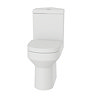 Metro Modern Close Coupled Corner Toilet incl. Wrap Over Soft Close Seat