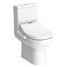 Metro Smart Bidet Toilet with Wall Hung Basin Suite  In Bathroom Large Image