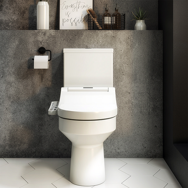 Metro Smart Toilet with Bidet Wash Function, Heated Seat + Dryer  Newest Large Image