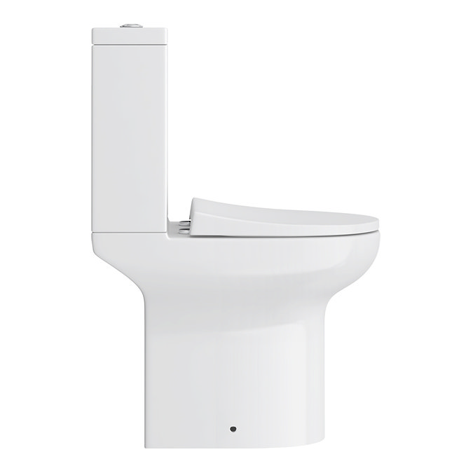 Metro Ultra-Compact Comfort Height Toilet - 555mm Projection, Designed for Small Spaces