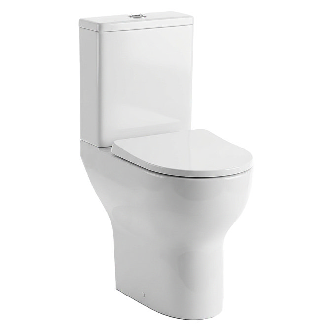 Metro Ultra-Compact Comfort Height Toilet - 555mm Projection, Designed for Small Spaces