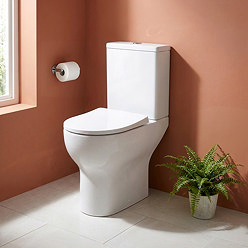 Metro Ultra-Compact Comfort Height Toilet – 555mm Projection, Designed for Small Spaces