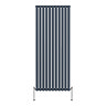 Metro Vertical Radiator - Anthracite - Double Panel (1600mm High) 649mm Wide