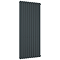 Metro Vertical Radiator - Anthracite - Double Panel (1600mm High) 684mm Wide