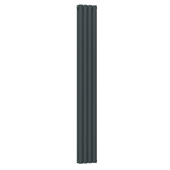 Metro Vertical Radiator - Anthracite - Double Panel (1600mm High) 236mm Wide