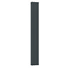 Metro Vertical Radiator - Anthracite - Double Panel (1600mm High) 236mm Wide