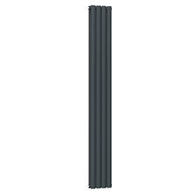 Metro Vertical Radiator - Anthracite - Double Panel (1600x236mm)