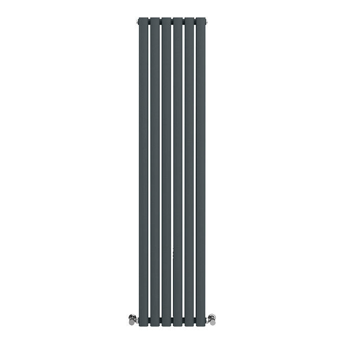 Metro Vertical Radiator - Anthracite - Double Panel (1600mm High) 354mm Wide