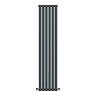 Metro Vertical Radiator - Anthracite - Double Panel (1600mm High) 354mm Wide