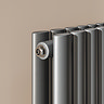 Metro Vertical Radiator - Anthracite - Double Panel (1600mm High) 472mm Wide