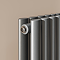 Metro Vertical Radiator - Anthracite - Double Panel (1600mm High) 472mm Wide