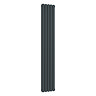 Metro Vertical Radiator - Anthracite - Double Panel (1800mm High) 295mm Wide