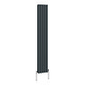 Metro Vertical Radiator - Anthracite - Double Panel (1800mm High) 295mm Wide