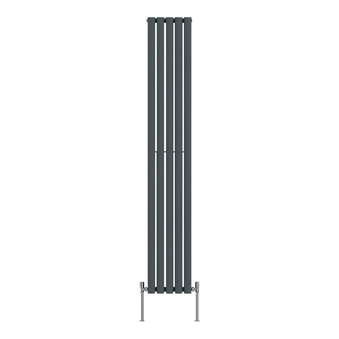 Metro Vertical Radiator - Anthracite - Double Panel (1800mm High) 295mm Wide
