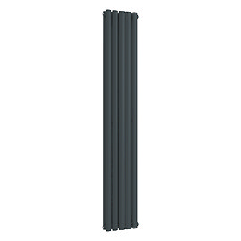 Metro Vertical Radiator - Anthracite - Double Panel (1800mm High) 295mm Wide