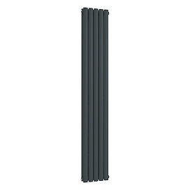 Metro Vertical Radiator - Anthracite - Double Panel (1800mm High) 295mm Wide