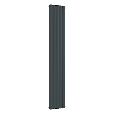 Metro Vertical Radiator - Anthracite - Double Panel (1800mm High) 295mm Wide