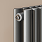 Metro Vertical Radiator - Anthracite - Double Panel (1800mm High) 413mm Wide