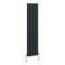 Metro Vertical Radiator - Anthracite - Double Panel (1800mm High) 413mm Wide