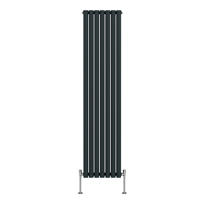 Metro Vertical Radiator - Anthracite - Double Panel (1800mm High) 413mm Wide