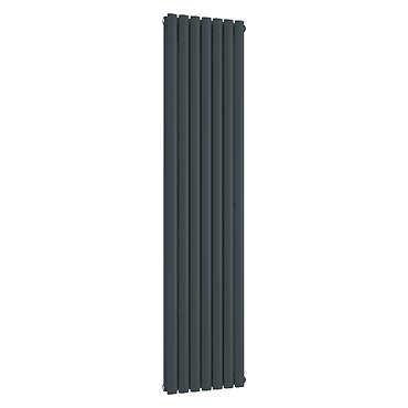Metro Vertical Radiator - Anthracite - Double Panel (1800mm High) 413mm Wide