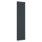 Metro Vertical Radiator - Anthracite - Double Panel (1800mm High) 413mm Wide