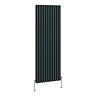 Metro Vertical Radiator - Anthracite - Double Panel (1800mm High) 649mm Wide