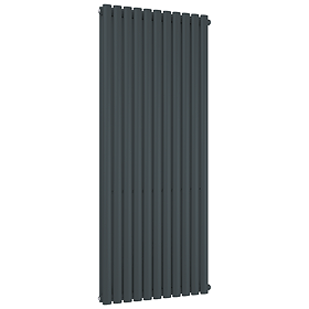 Metro Vertical Radiator - Anthracite - Double Panel (1800mm High) 649mm Wide