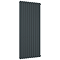 Metro Vertical Radiator - Anthracite - Double Panel (1800mm High) 649mm Wide