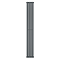 Metro Vertical Radiator - Anthracite - Double Panel (1800x236mm)