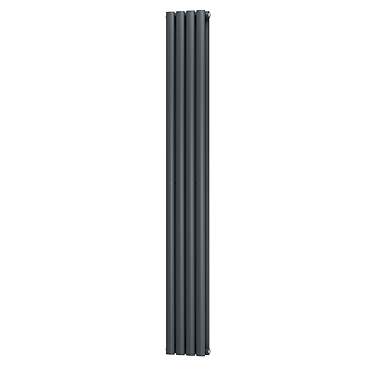 Metro Vertical Radiator - Anthracite - Double Panel (1800x236mm)