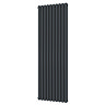 Metro Vertical Radiator - Anthracite - Double Panel (1800mm High) 590mm Wide