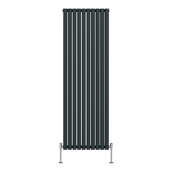 Metro Vertical Radiator - Anthracite - Double Panel (1800mm High) 590mm Wide