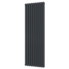 Metro Vertical Radiator - Anthracite - Double Panel (1800mm High) 590mm Wide