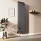 Metro Vertical Radiator - Anthracite - Double Panel (1800mm High) 472mm Wide