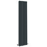 Metro Vertical Radiator - Anthracite - Double Panel (1800mm High) 354mm Wide