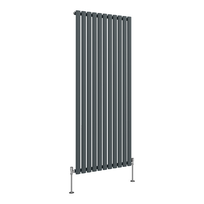 Metro Vertical Radiator - Anthracite - Single Panel (1600mm High) 649mm Wide