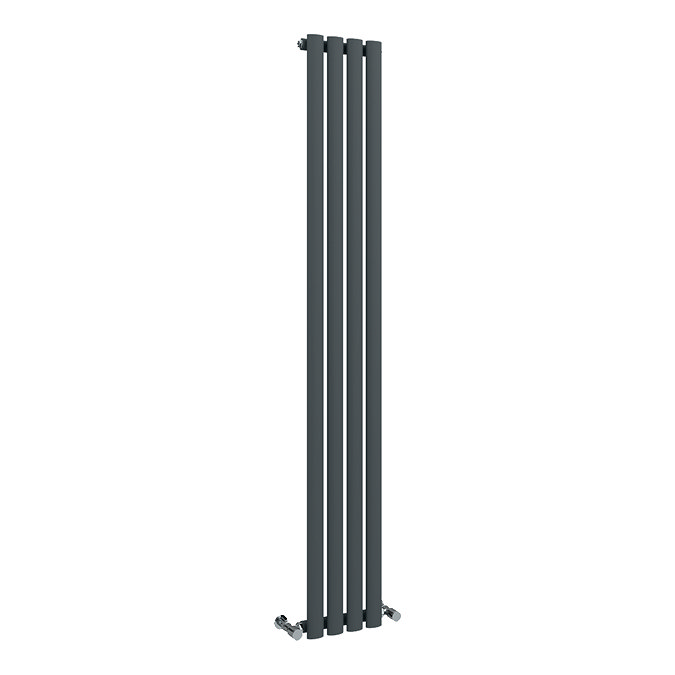 Metro Vertical Radiator - Anthracite - Single Panel (1600mm High) 236mm Wide
