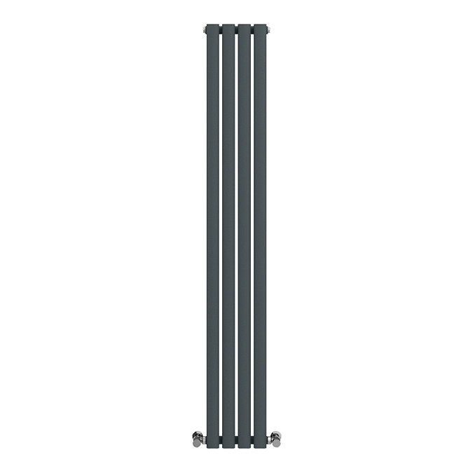 Metro Vertical Radiator - Anthracite - Single Panel (1600mm High) 236mm Wide