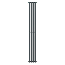 Metro Vertical Radiator - Anthracite - Single Panel (1600x236mm)