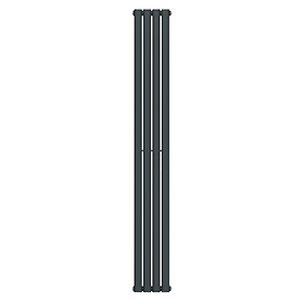 Metro Vertical Radiator - Anthracite - Single Panel (1600x236mm)