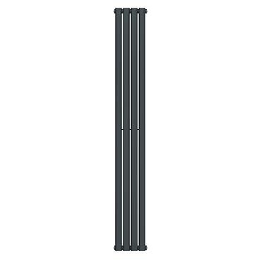 Metro Vertical Radiator - Anthracite - Single Panel (1600x236mm)