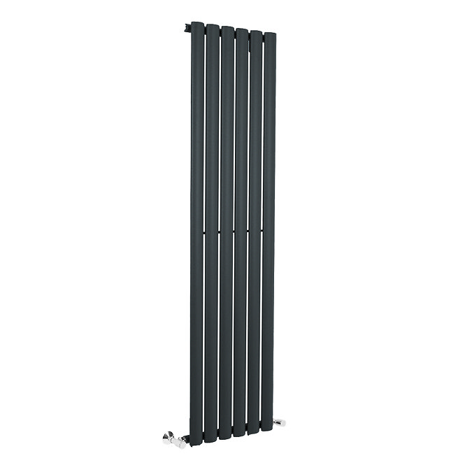 Metro Vertical Radiator - Anthracite - Single Panel (1600mm High) 354mm Wide