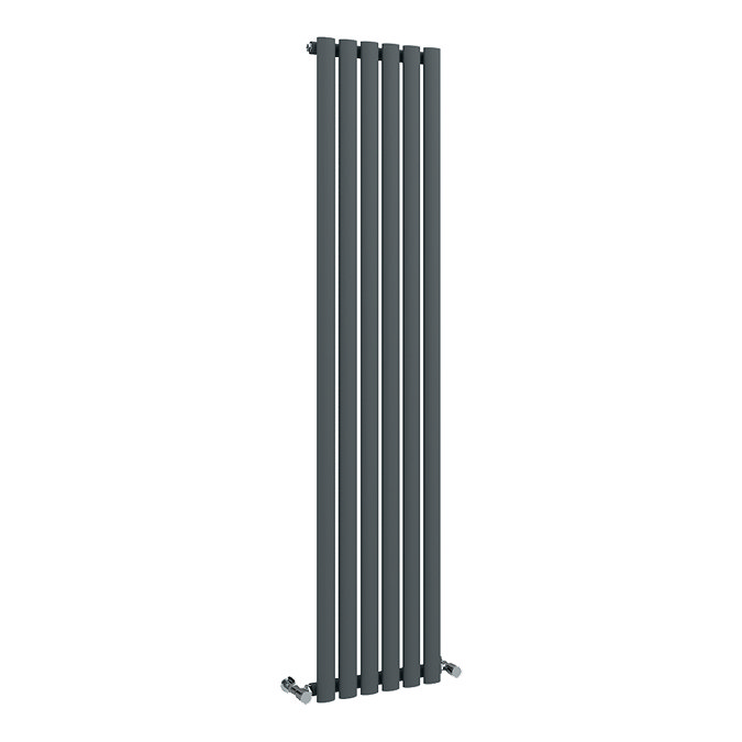 Metro Vertical Radiator - Anthracite - Single Panel (1600mm High) 354mm Wide